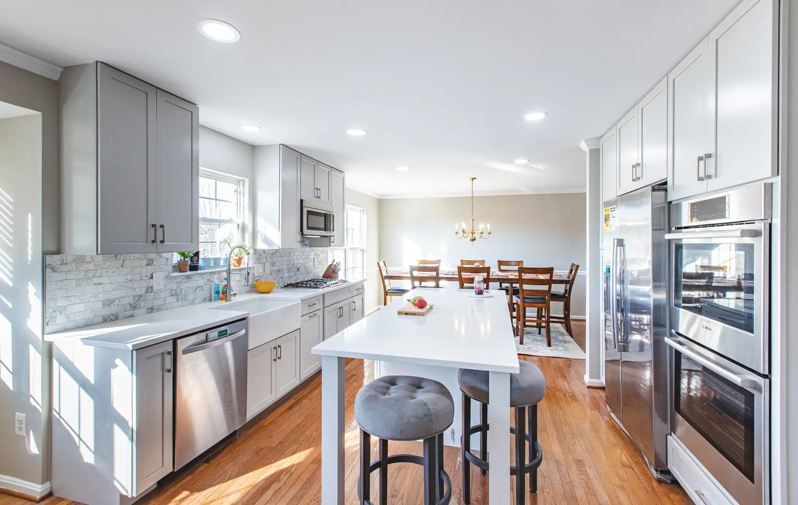 Bristow Kitchen Upgrade, kitchen remodel by GBC Kitchen & Bath in Bristow, VA