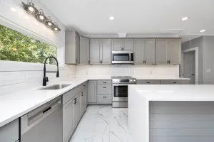 kitchen cabinets with matte finish