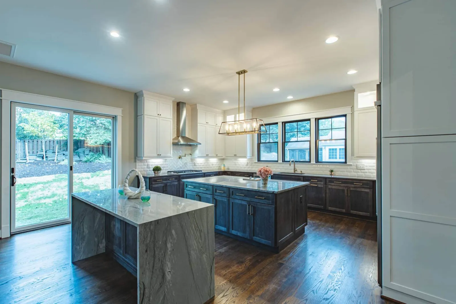large kitchen island
