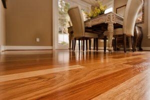 Kitchen with hardwood floors