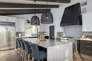 Kitchen with subway tile as backsplash