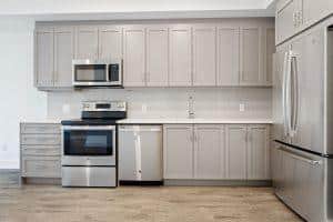 flat panel or thermofoil cabinets