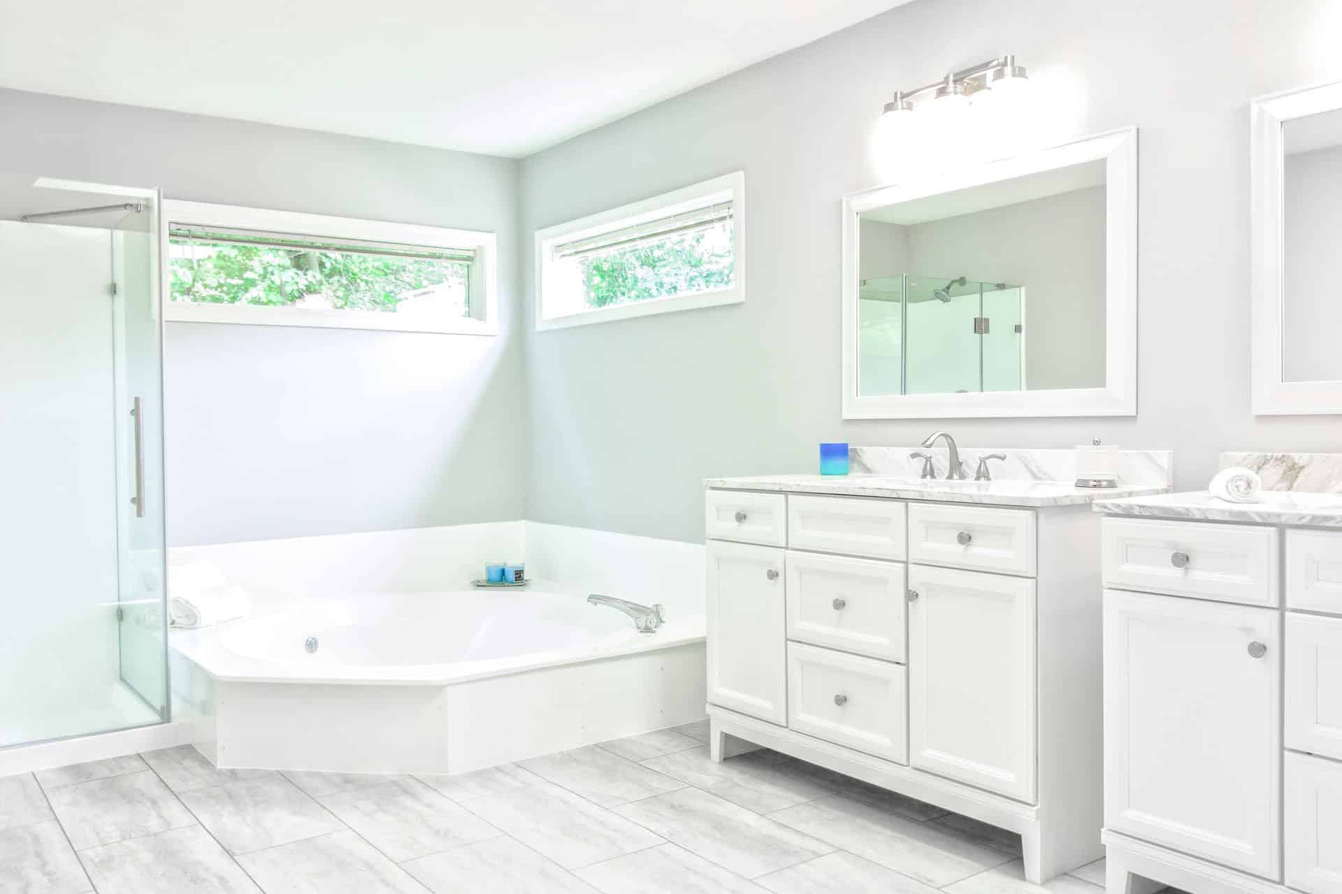 plan length bathroom remodel