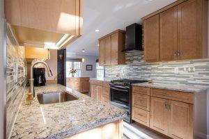 cabinets in a kitchen