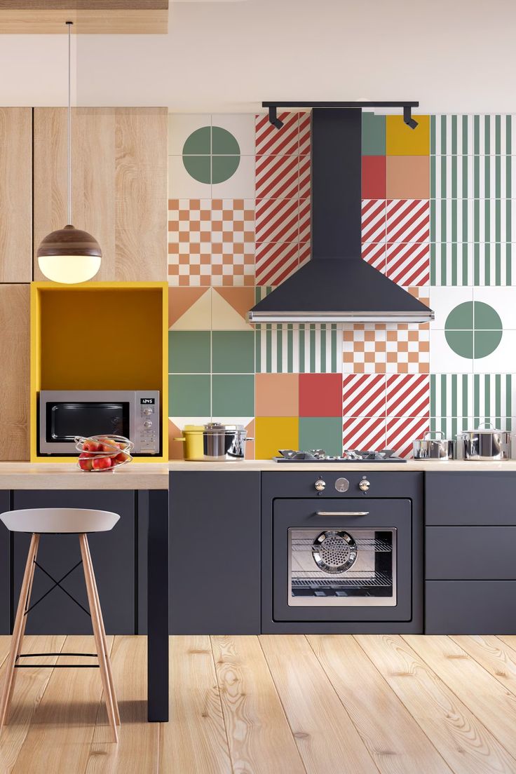 Colorful Kitchen Design