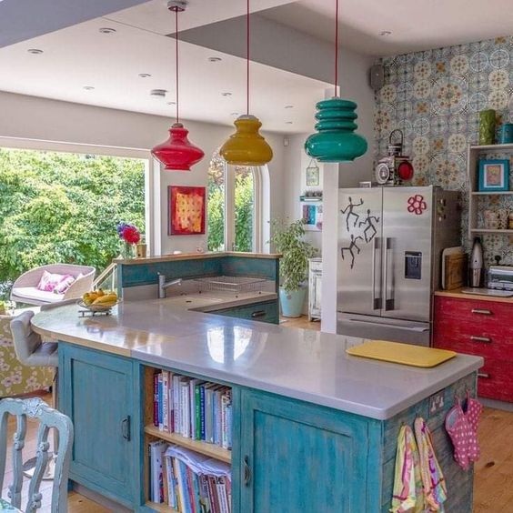 Colorful Kitchen Design