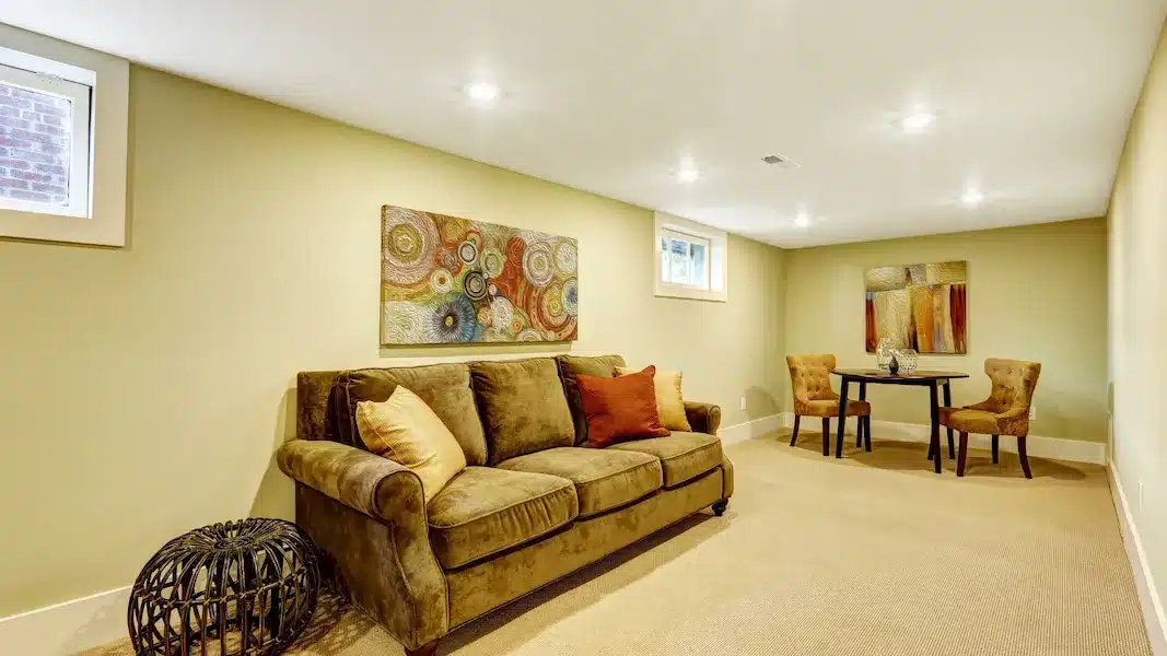 basement design in Herndon